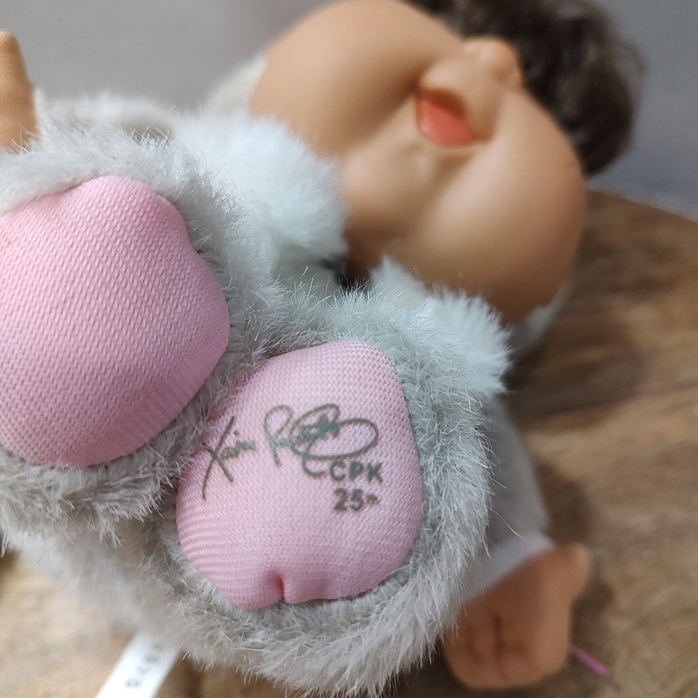 25th Anniversary Cabbage Patch Kids Lot Cat And Lion Doll 2008 Snugglies - Picture 15 of 16